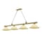 Z-Lite Cordon 4 Light Billiard, Rubbed Brass & Golden Mottle 2306-4RB-GM16 - alternate 1